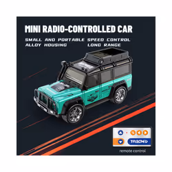 New RC Car MINI Alloy 1/64 Remote Control Car Convenient to Carry 60 Minutes of Work Time Children's - 6601B