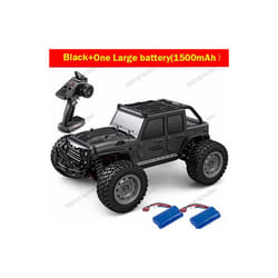 50 or 80KM/H Rc Cars 1/16 Off Drift Road 4WD with LED 2.4G Waterproof Remote Control Monster Truck for - 16103-Black-2B