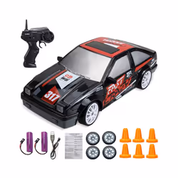 2.4G High speed Drift Rc Car 4WD Toy Remote Control AE86 Model GTR Vehicle Car RC Racing Cars Toy for - HONDA-2B