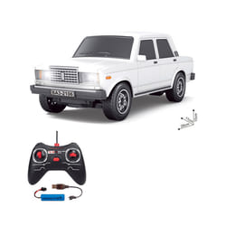 1:12 Rada Remote Control Car Simulation Car Sedan Model Children Remote Control Toy Car Birthday Gift - Lada white