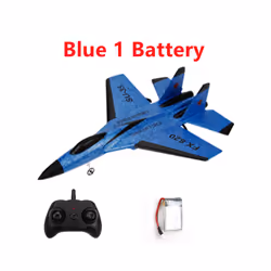 FX-620 SU-35 RC Remote Control Airplane 2.4G Remote Control Fighter Hobby Plane Glider Airplane EPP - Blue-SU35-1B