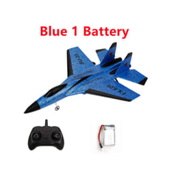 FX-620 SU-35 RC Remote Control Airplane 2.4G Remote Control Fighter Hobby Plane Glider Airplane EPP - Blue-SU35-1B
