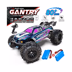 1:16 80km/h Brushless RC Drift Car With LED Lights 4WD Electric High Speed Racing Remote Control Monster - 4WD 80KM Orange 1B