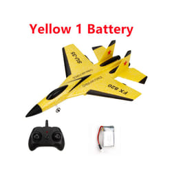 FX-620 SU-35 RC Remote Control Airplane 2.4G Remote Control Fighter Hobby Plane Glider Airplane EPP - Yellow-SU35-1B