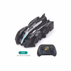 Children Climbing Remote Control Cars Cool Dependence On Wall Racing Toy Cars Little Boy Gifts - Black
