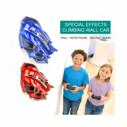 Children Climbing Remote Control Cars Cool Dependence On Wall Racing Toy Cars Little Boy Gifts - Black