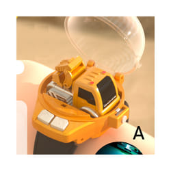 Remote Control Car C19 Wireless Watch Car Mini Alloy Racing Children Boys and Girls Electric Toy Car - C19 Excavator A