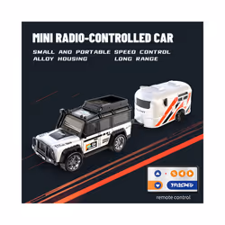 New RC Car MINI Alloy 1/64 Remote Control Car Convenient to Carry 60 Minutes of Work Time Children's - C-6601A