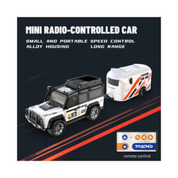 New RC Car MINI Alloy 1/64 Remote Control Car Convenient to Carry 60 Minutes of Work Time Children's - C-6601A