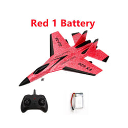 FX-620 SU-35 RC Remote Control Airplane 2.4G Remote Control Fighter Hobby Plane Glider Airplane EPP - Red-SU35-1B