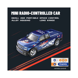 RC Cars 2.4G 5-Channel 1:64 Alloy Mini Remote Control SUV Drifts Electric Off-road Racing Buggy Vehicle - A-5501A blue