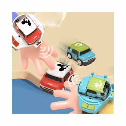 Remote Control Car C19 Wireless Watch Car Mini Alloy Racing Children Boys and Girls Electric Toy Car - C17 Green