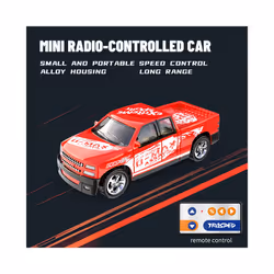 New RC Car MINI Alloy 1/64 Remote Control Car Convenient to Carry 60 Minutes of Work Time Children's - 5501C