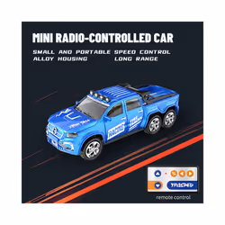 New RC Car MINI Alloy 1/64 Remote Control Car Convenient to Carry 60 Minutes of Work Time Children's - 8801C