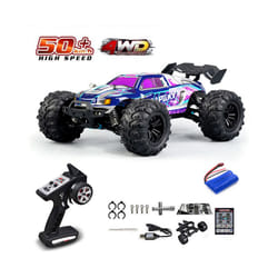 Rc Car Off Road 4x4 High Speed 70KM/H Remote Control Car with LED Headlight Brushless 4WD 1/16 Monster - 16101-PP-1B