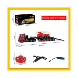 Remote Control Toy Car Semi-Trailer Heavy Truck Container Trailer Simulation Model Wireless Remote Control - 14D00057