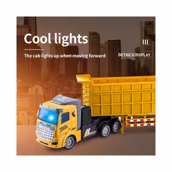 Remote Control Toy Car Semi-Trailer Heavy Truck Container Trailer Simulation Model Wireless Remote Control - 15D00058