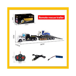 Remote Control Toy Car Semi-Trailer Heavy Truck Container Trailer Simulation Model Wireless Remote Control - 17D00060