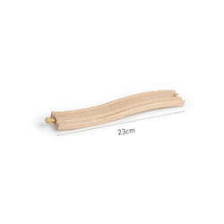 Wooden Railway Track Beech Wood Track Accessories Fit for All Kinds of Thomos Trains for Biro Wood Tracks - Wooden track 1pc A24