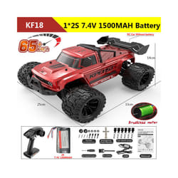 KF18 1:14 4WD RC Car Off-Road Racing High Speed Brushless Motor 2.4G Remote Control Cars Truck 75km/H - KF18 2S 65KM