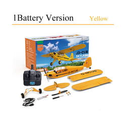 Hot Sale RC Plane RTF 2.4G Brushless Motor 3D/6G Remote Control Airplane  Wltoys A160 Upgraded J3-CUB - 1B New Version