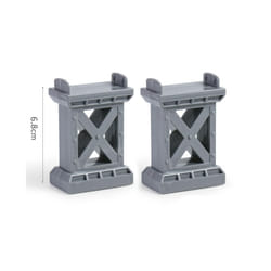Wooden Railway Track Beech Wood Track Accessories Fit for All Kinds of Thomos Trains for Biro Wood Tracks - Wooden track 2pc A30