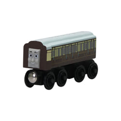 Thomas and Friends Wooden Pocket Toy Train Model Toy Molley Gold Diesel Lady Toby Rail Train Toys For - 7