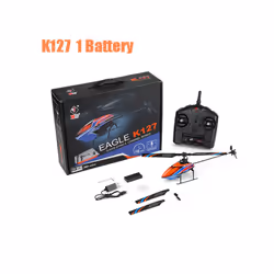 WLtoys K127 RC Helicopters V911S 2.4G Radio Control Plane Remote Control Airplane 6 Aixs Gyroscope Aircraft - 1B