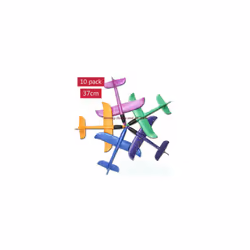 Foam Hand Throwing Airplanes Toy 37cm 48cm Flight Mode Glider Inertia Planes Model Aircraft Planes for - 37cm10pcs no lights