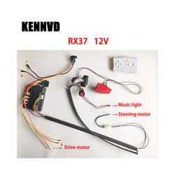 DIY  200W wire harness for children's electric car with switch and remote control receiver Ride On Toys - 12V RX37 C