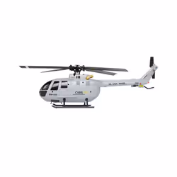 C186 Pro B105 2.4G RTF RC Helicopter 4 Ppropellers 6 Axis Electronic Gyroscope for Stabilization Remote - 1 Battery Gray