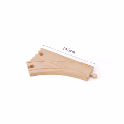 Wooden Railway Track Beech Wood Track Accessories Fit for All Kinds of Thomos Trains for Biro Wood Tracks - Wooden track 1pc  ...