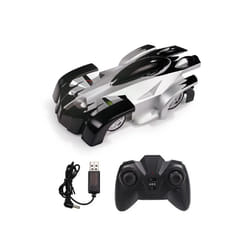 2.4G RC CAR Wall Climbing Car Remote Control Toys Climb Wall Ceiling Light Racing Model Electric Anti-gravity - black