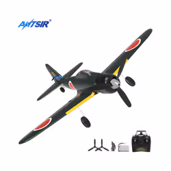 Zero RC Aircraft EPP 400mm Wingspan 2.4G 6-Axis Remote Control Airplane  RC Plane 761-15 RTF Fighter - With 1 battery