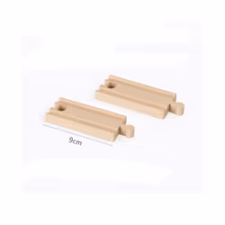 Wooden Railway Track Beech Wood Track Accessories Fit for All Kinds of Thomos Trains for Biro Wood Tracks - Wooden track 2pc ...