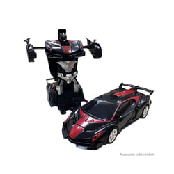 Mini 2 In 1 Car Toys RC Car Robot Transformation Car Automatic Transformation Robot Model Racing Car - JNHPM60100646
