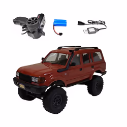 WPL C54-1 4WD 2.4G Off-road Car LC80 Remote Control Car RC Crawler Buggy Moving Machine Kids Battery - C54 Red