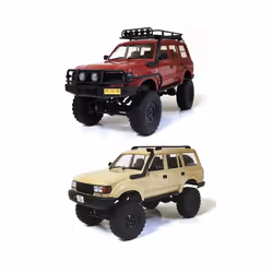 WPL C54-1 4WD 2.4G Off-road Car LC80 Remote Control Car RC Crawler Buggy Moving Machine Kids Battery - C54 Red
