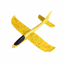 48CM Big Foam Plane Glider Hand Throw Airplane Light Inertial EPP Bubble Planes Outdoor Launch Kids - Yellow