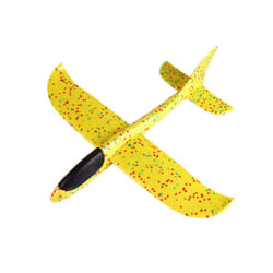 48CM Big Foam Plane Glider Hand Throw Airplane Light Inertial EPP Bubble Planes Outdoor Launch Kids - Yellow