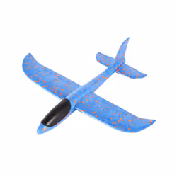 48CM Big Foam Plane Glider Hand Throw Airplane Light Inertial EPP Bubble Planes Outdoor Launch Kids - Blue