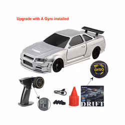 Upgraded Gyro 1/43 RC Drifting Car Racing RTR 4WD High Speed Radio Control Model 2.4G Drift Race Vehicle - 4304 with gyro