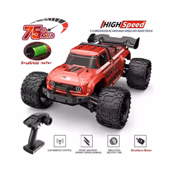 KF18 1:14 RC Car 4WD Off-Road Racing High Speed Brushless Motor 2.4G Remote Control Cars Truck 75km/H - KF18 2S 65KM