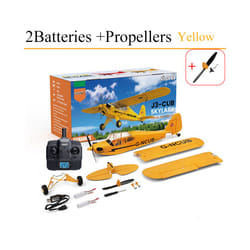Hot Sale RC Plane RTF 2.4G Brushless Motor 3D/6G Remote Control Airplane  Wltoys A160 Upgraded J3-CUB - 2BS New Version
