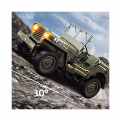 BGTOY Rc Car C8815 Willis Jeep 1/10 Simulation Climbing Vehicle Slow Rc Off Road Racing Military Card - Set B