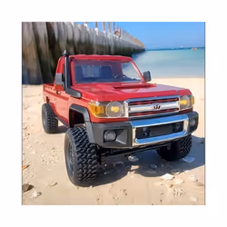 Full Scale RC CAR1:12  2.4G 4WD Off-Road Crawler Car Pick Up TruckControllable Headlights Remote Control - MN82 Yellow