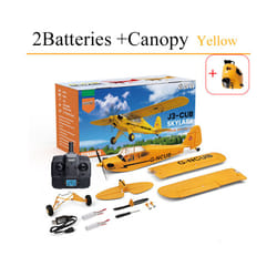 Hot Sale RC Plane RTF 2.4G Brushless Motor 3D/6G Remote Control Airplane  Wltoys A160 Upgraded J3-CUB - 2BC New  Version