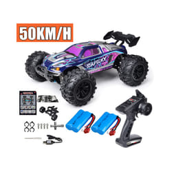 Rc Car Off Road 4x4 High Speed 75KM/H Remote Control Car With LED Headlight Brushless 4WD 1/16 Monster - 16101-PP-2B