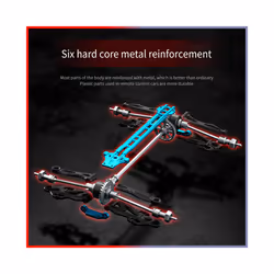 Rc Car Off Road 4x4 High Speed 75KM/H Remote Control Car With LED Headlight Brushless 4WD 1/16 Monster - 16101-PP-2B
