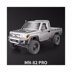 1:12 Full Scale RC CAR MN82 PRO 2.4G 4WD Off-Road Crawler Car Pick Up Truck Upgraded version MN-82 PRO - MN82 Red